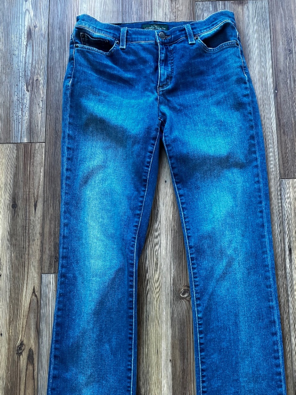Lauren Ralph Lauren CLASSIC STRAIGHT LEG Blue Women's Jeans Sz 6 Medium Wash